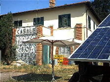 L'impianto fotovoltaico al Casale Podere Rosa - foto di Gianfranco Baldassarri