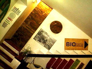immagine dell'ingresso alle sale della BioOsteria