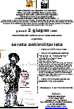 2 giugno 2005 - Serata antimilitarista - organizzata da Roma NORD-EST Social Forume Casale Podere Rosa