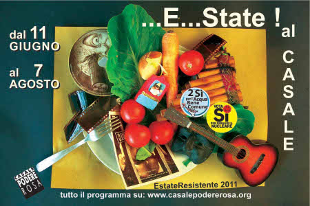 Fronte flyer dell'EstateResistente 2011
