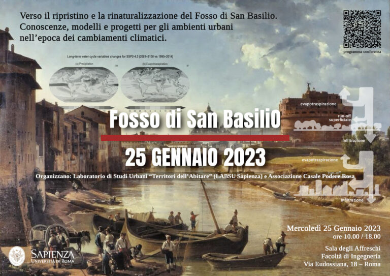 Fosso di San Basilio. Conferenza e Tavola rotonda. 25 gennaio 2023