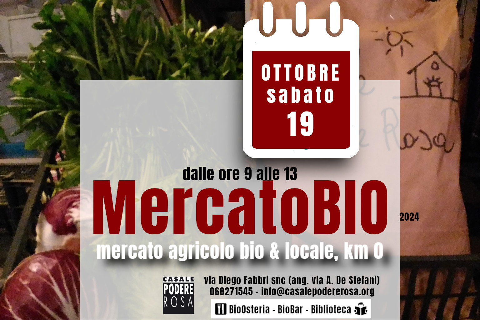 MercatoBIO sabato 19 ottobre 2024