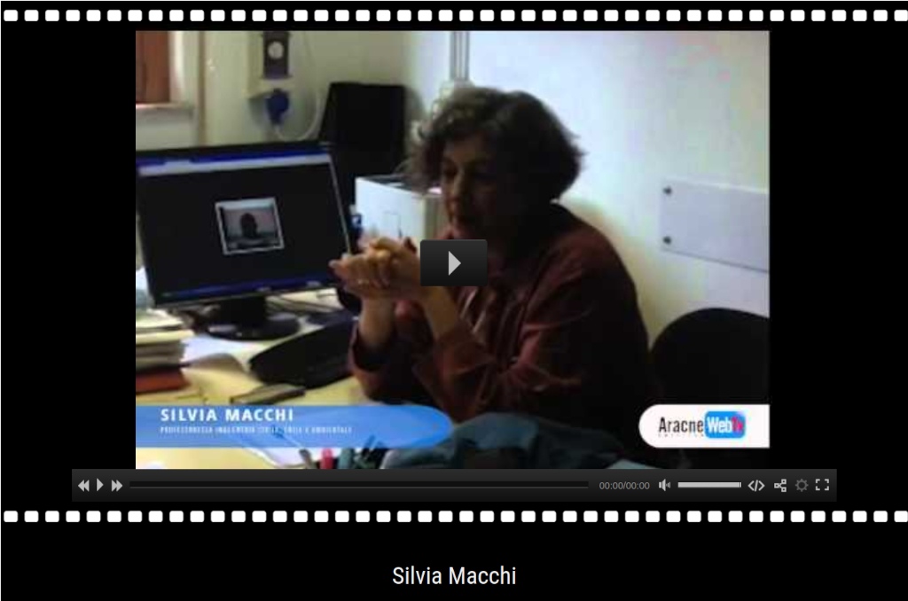 2014 Silvia Macchi, professoressa di Ingegneria Civile, Edile, Ambientale - DICEA AracneWeb
https://www.aracne.tv/video/silvia-macchi.html