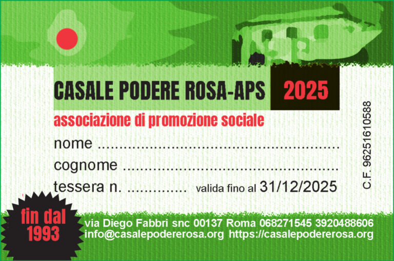 Campagna di tesseramento 2025