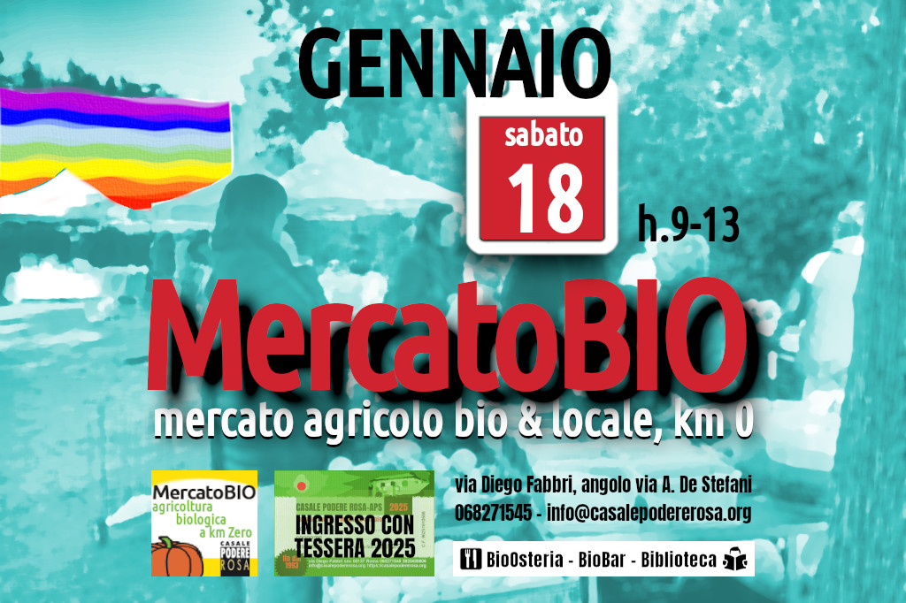 MercatoBIO sabato 18 gennaio 2025