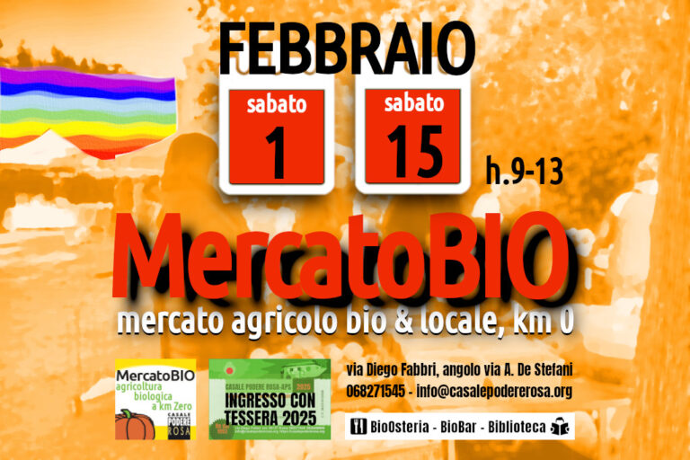 MercatoBIO sabato 1 e 15 febbraio 2025