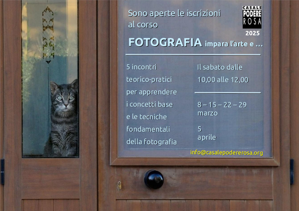 FOTOGRAFIA: impara l’arte e… Corso in 5 incontri dall' 8 marzo 2025