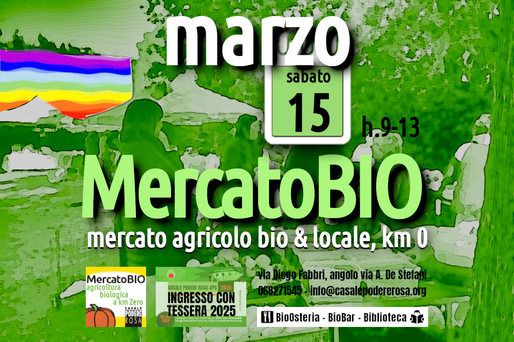 MercatoBIO sabato 15 marzo 2025