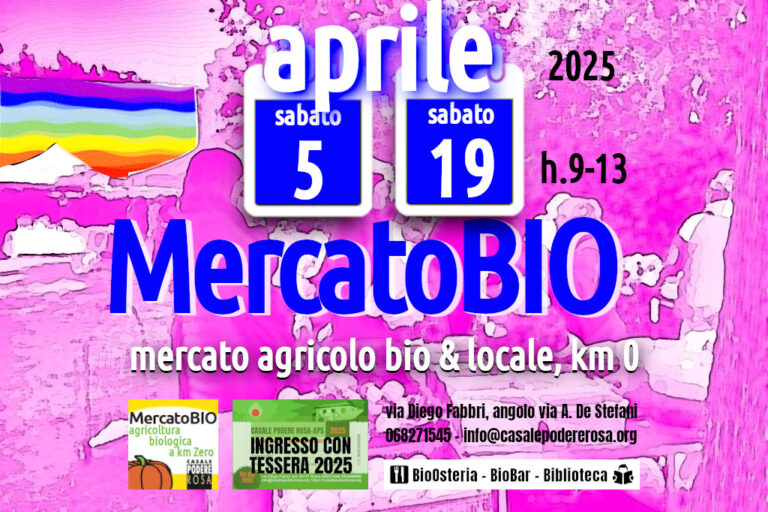 MercatoBIO sabato 5 e 19 aprile 2025