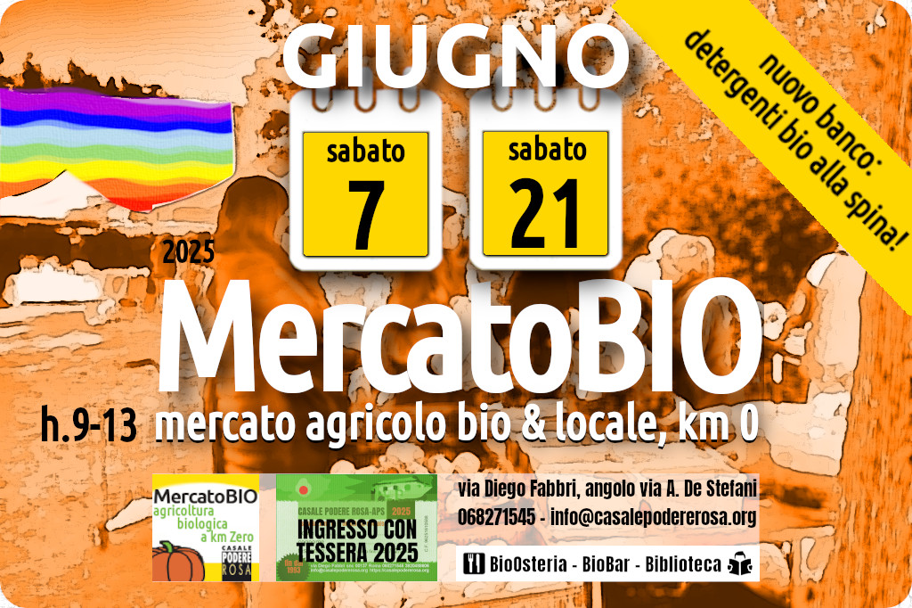MercatoBIO sabato 7 e 21 giugno 2025