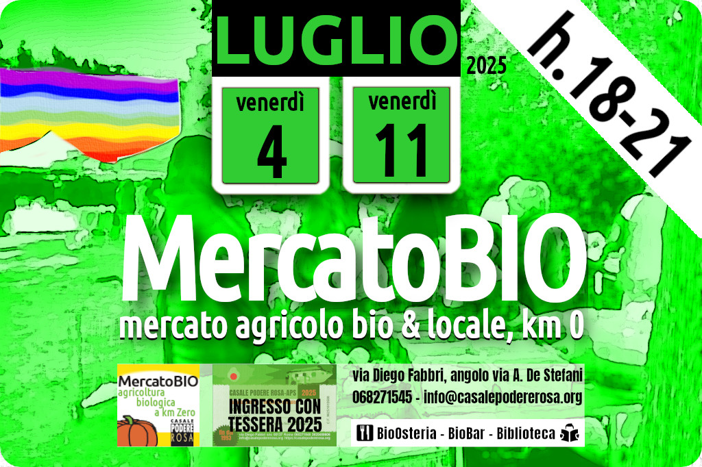 MercatoBIO estivo e pomeridiano: venerdì 4 e venerdì 11 luglio 2025