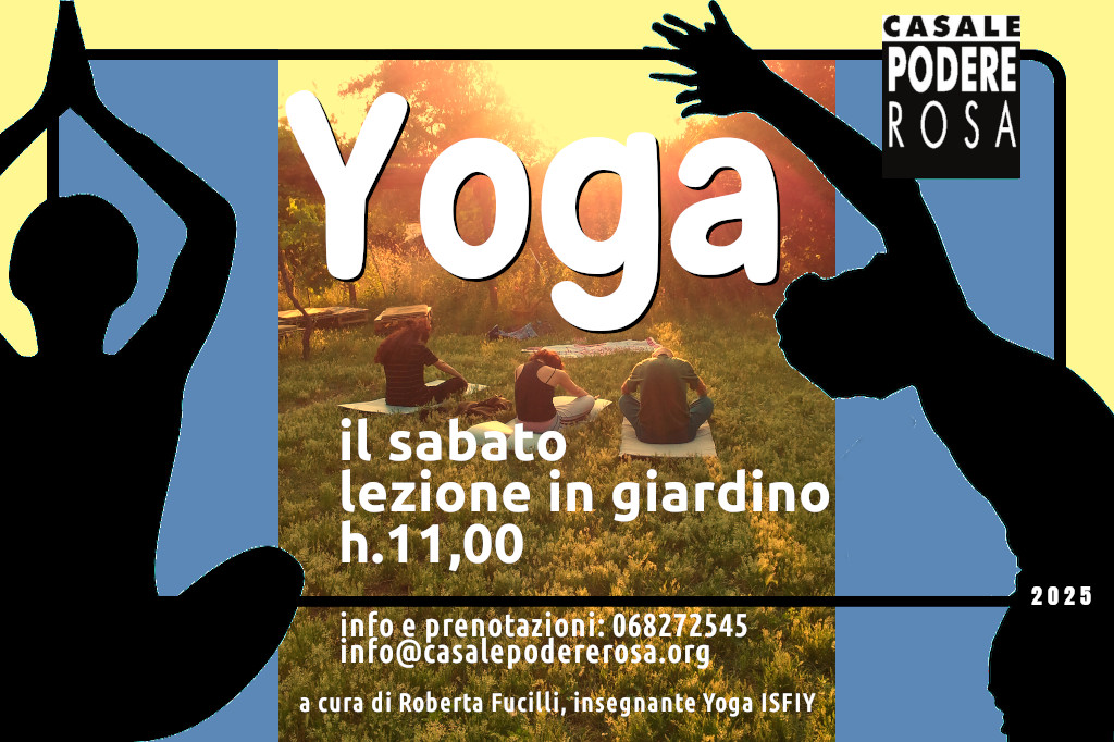 Lezioni di yoga in giardino 2025