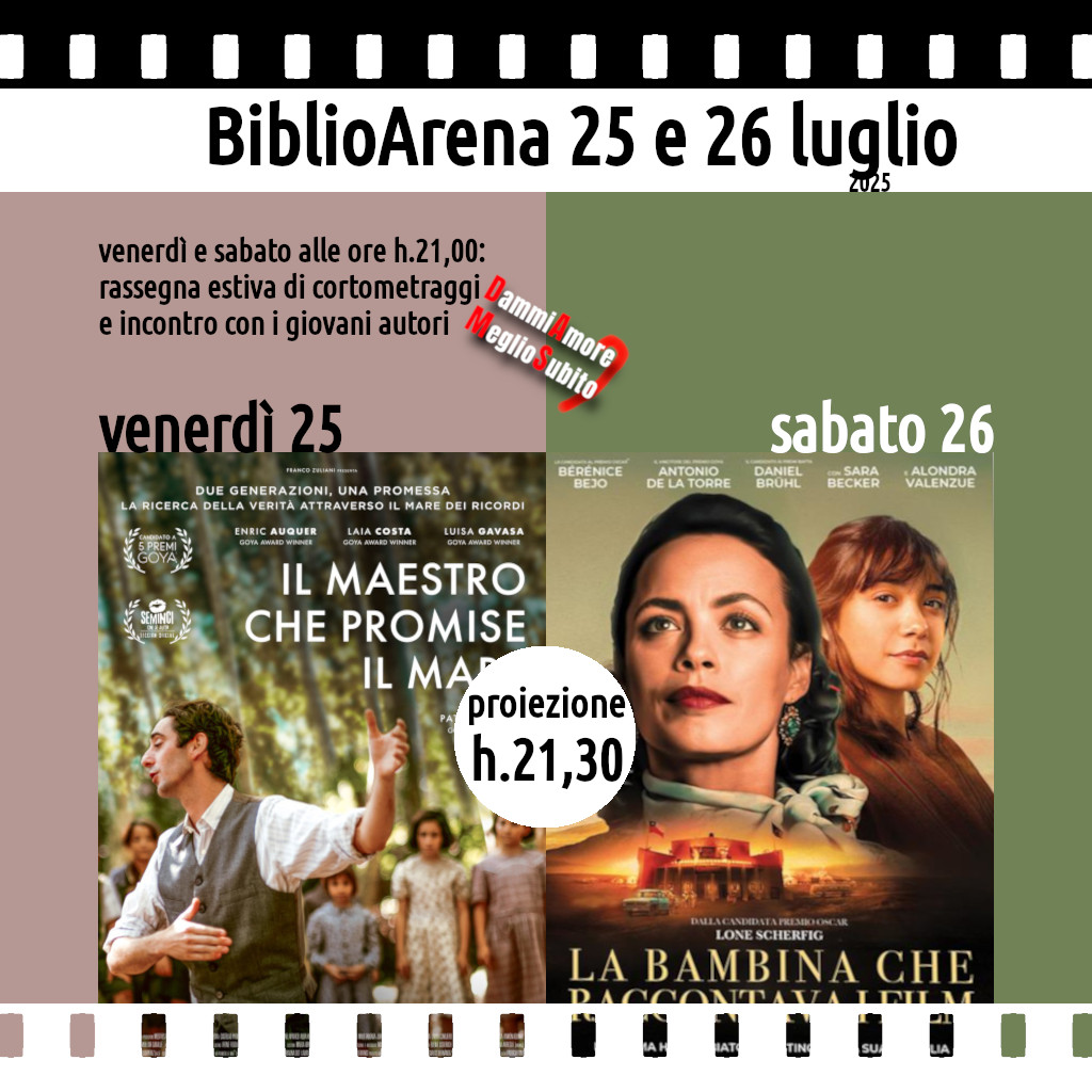 BiblioArena  25, 26 luglio 2025
