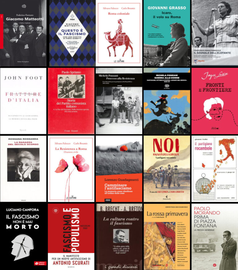 Alcune storie di casa nostra, antifascismo e resistenza bibliografia del 22.07.2025