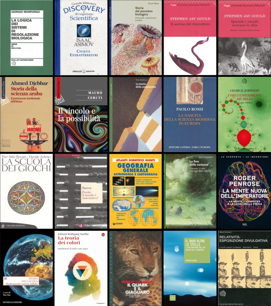 Nuovi in catalogo al 31.07.2025, libri donazione prof P. Cinque (evoluzionismo, etologia, filosofia della scienza)
