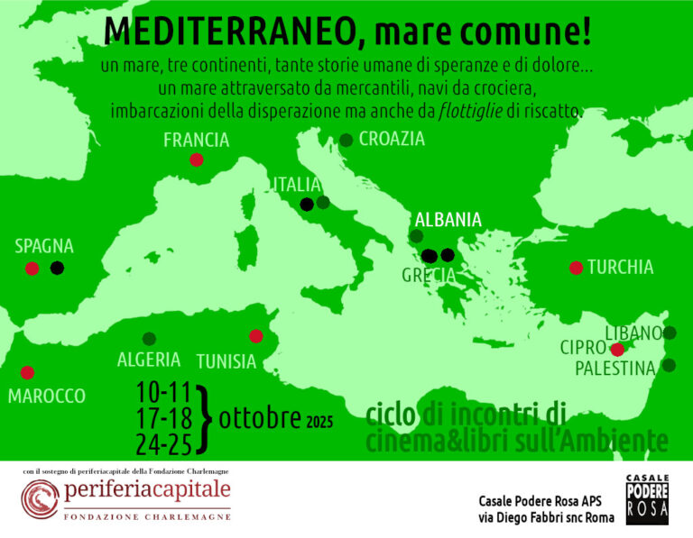 MEDITERRANEO, mare comune! 10-11, 17-18, 24-25 ottobre 2025 – incontri cinema&libri Ambiente 05