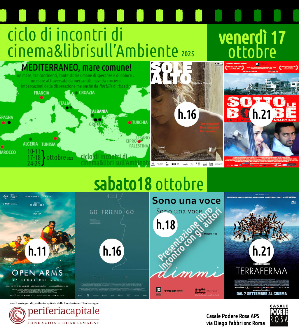 MEDITERRANEO, mare comune! 17-18 ottobre 2025 – incontri cinema&libri Ambiente 05