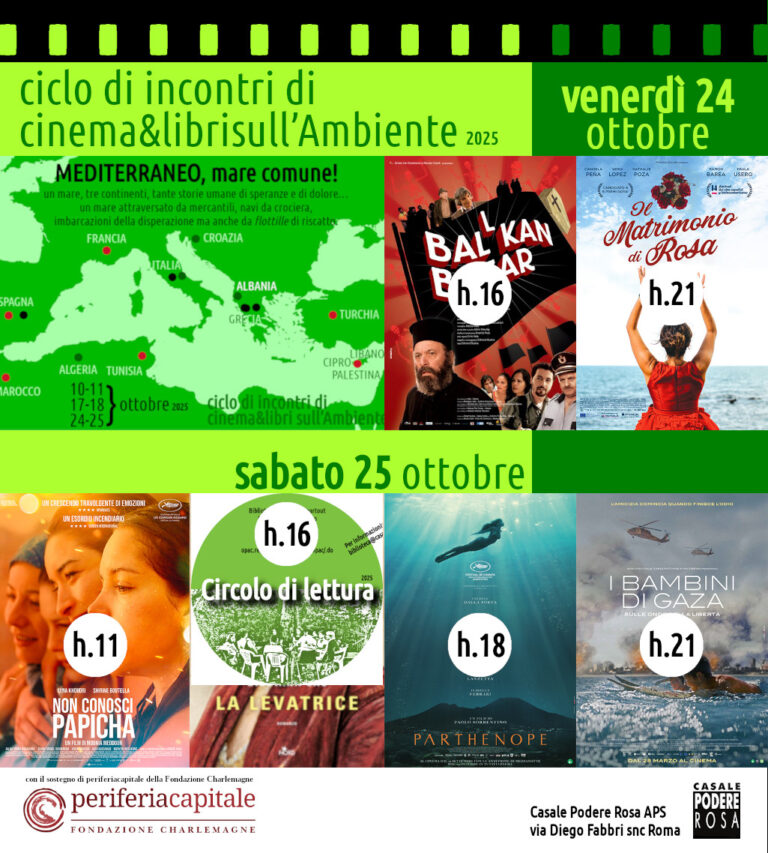 MEDITERRANEO, mare comune! 17-18 ottobre 2025 – incontri cinema&libri Ambiente 05