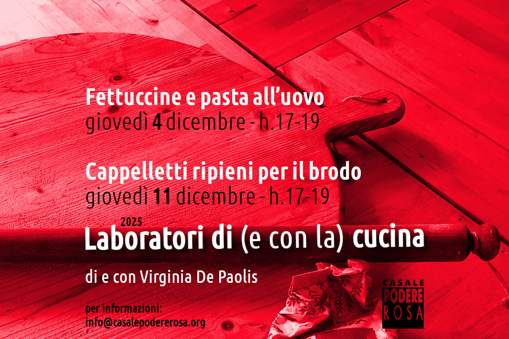 Laboratori di (e con la) cucina giovedì 4 e giovedì 11 dicembre 2025