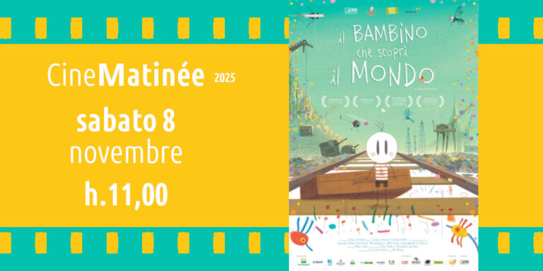 Cinematinée in saletta sabato 8 novembre 2025