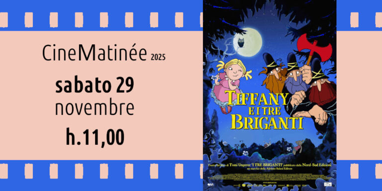 CineMatinée n saletta sabato 29 novembre 2025