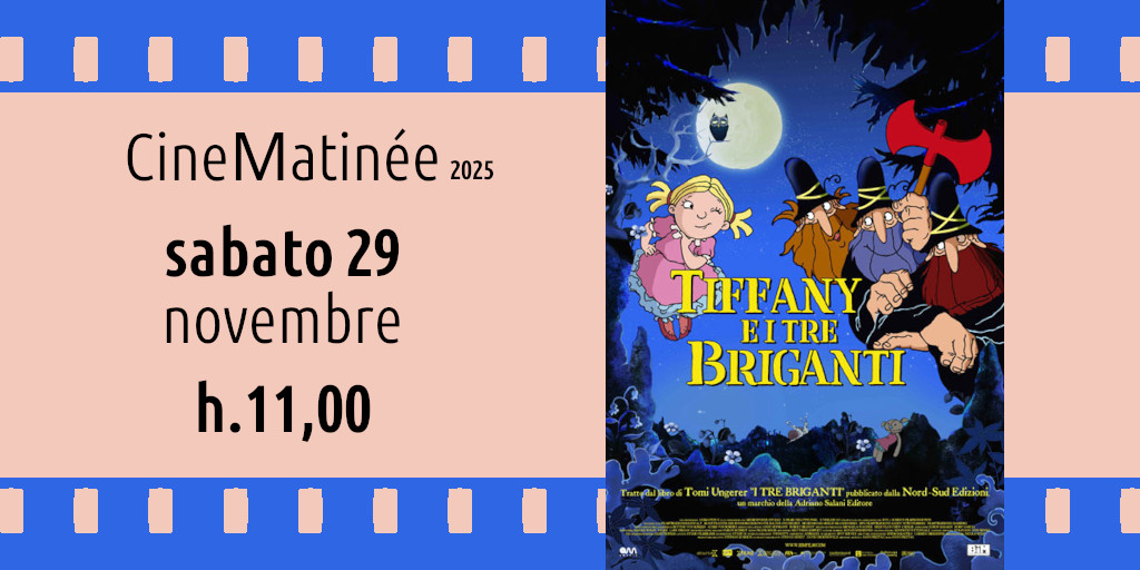 CineMatinée in saletta sabato 29 novembre 2025