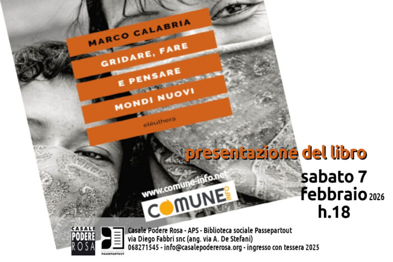 Presentazione del libro di Marco Calabria. Sabato 7 febbraio 2026