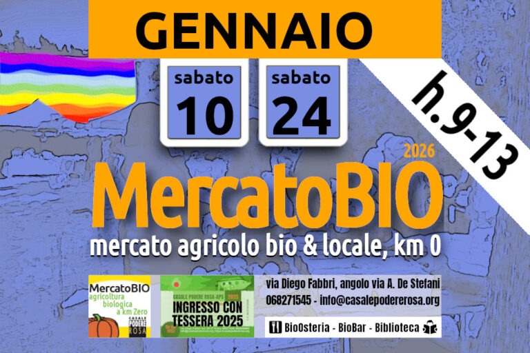 MercatoBIO sabato 10 e 24 gennaio 2026