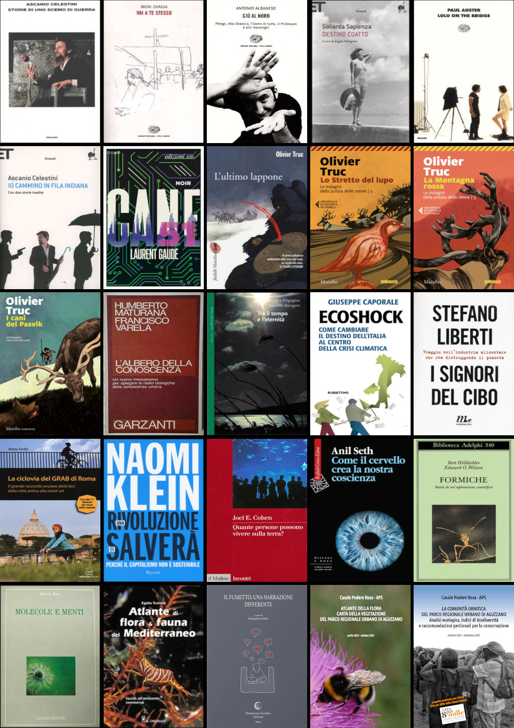 Nuovi in catalogo al 21.01.2026 / libri ricevuti in dono