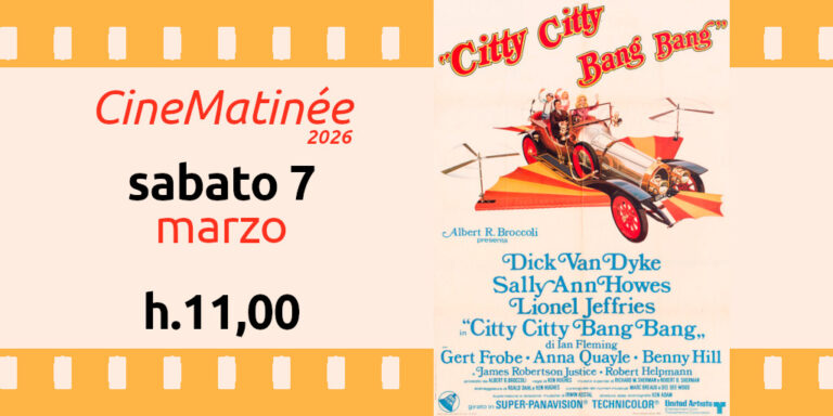 Cinematinée sabato 7 marzo 2026