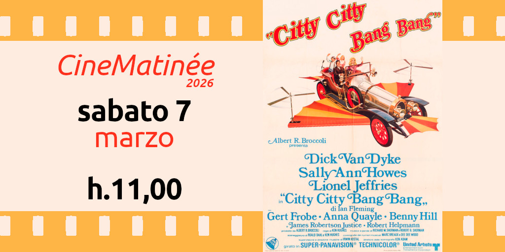 Cinematinée sabato 7 marzo 2026