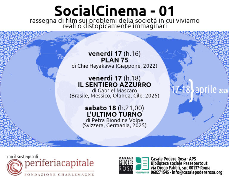 CineRassegna: SocialCinema (prima parte) 17-18 aprile 2026
