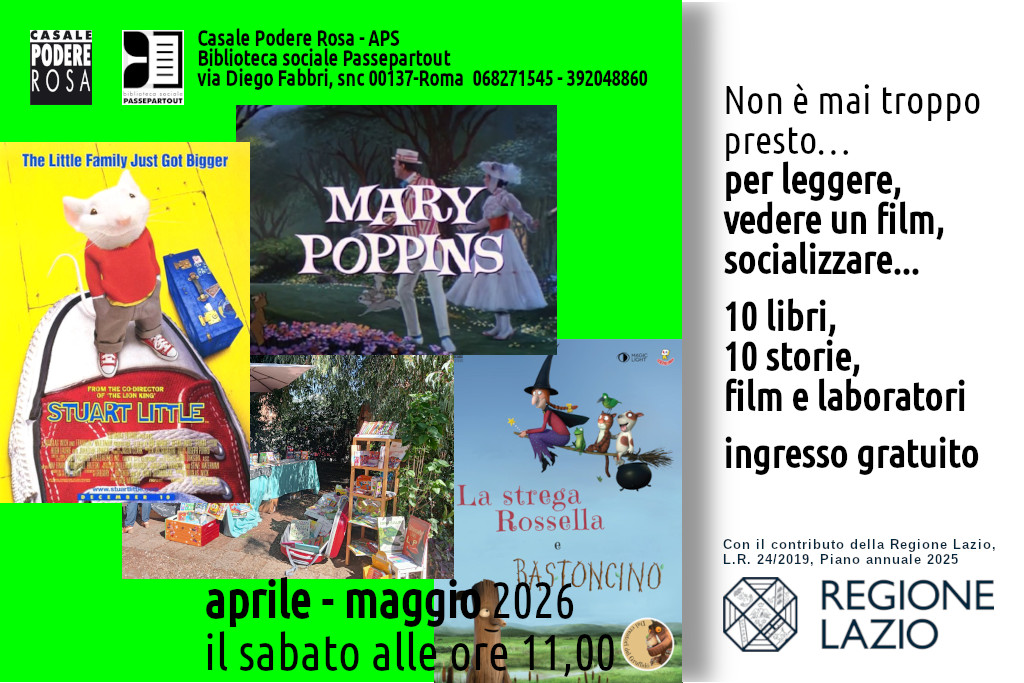 Non è mai troppo presto… aprile-maggio 2026