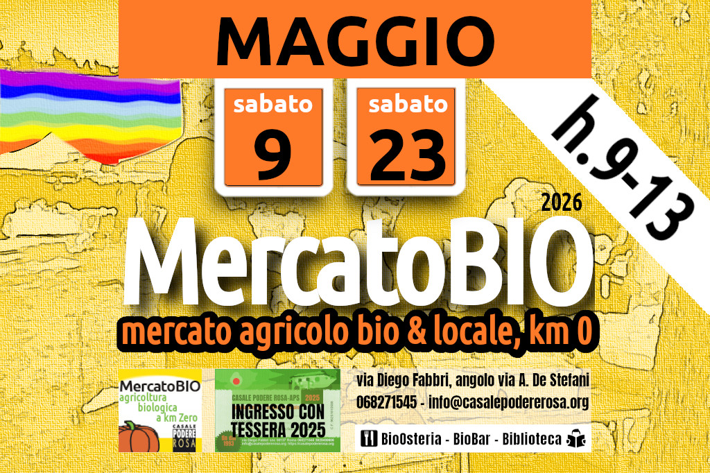 MercatoBIO sabato 9 e 23 maggio 2026