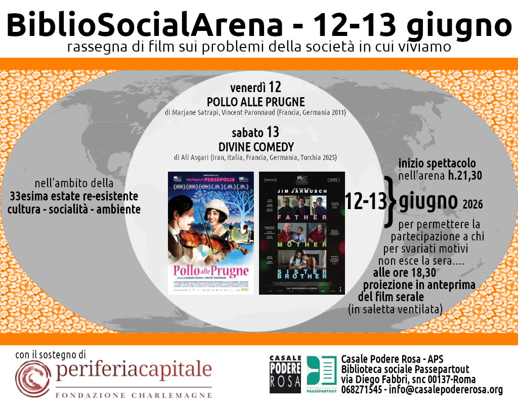 BiblioSocialArena (prima settimana) 12-13 giugno 2026