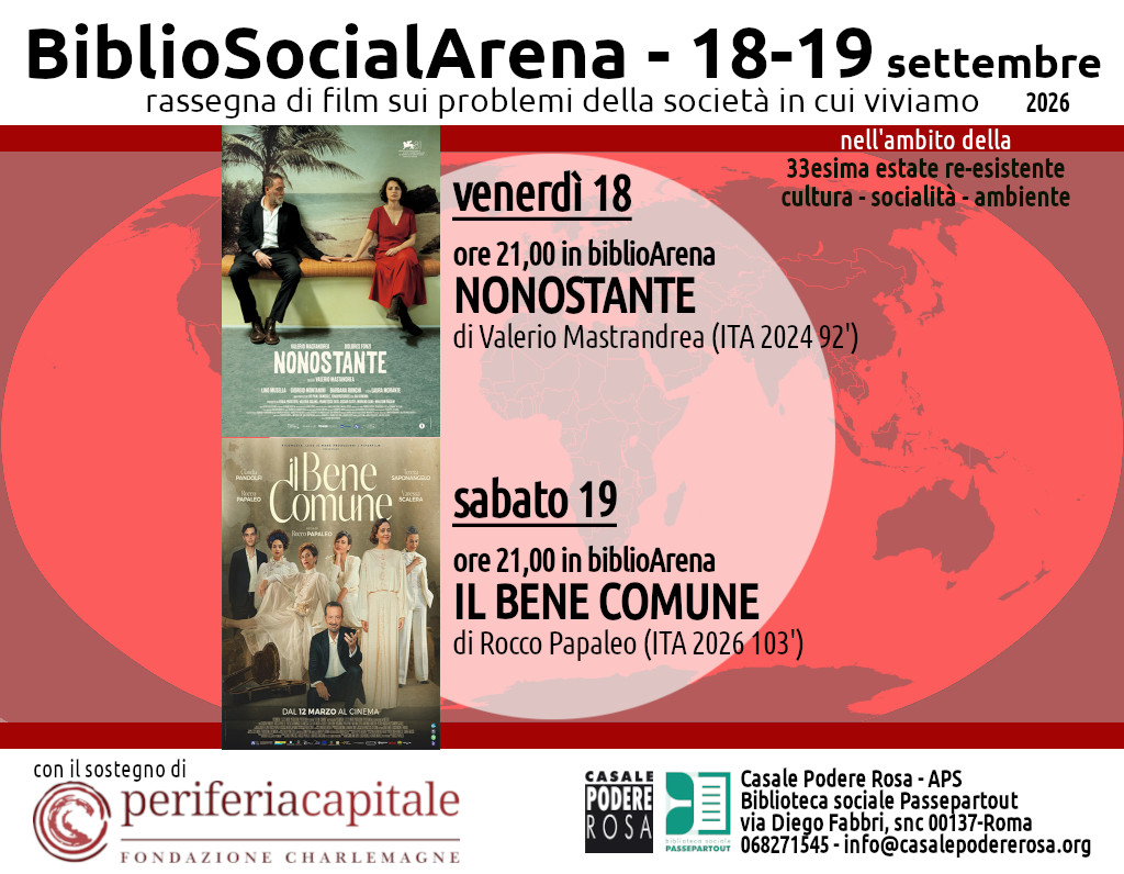 BiblioSocialArena 18-19 settembre 2026