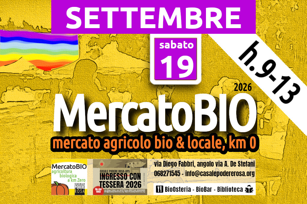 MercatoBIO sabato 19 settembre 2026