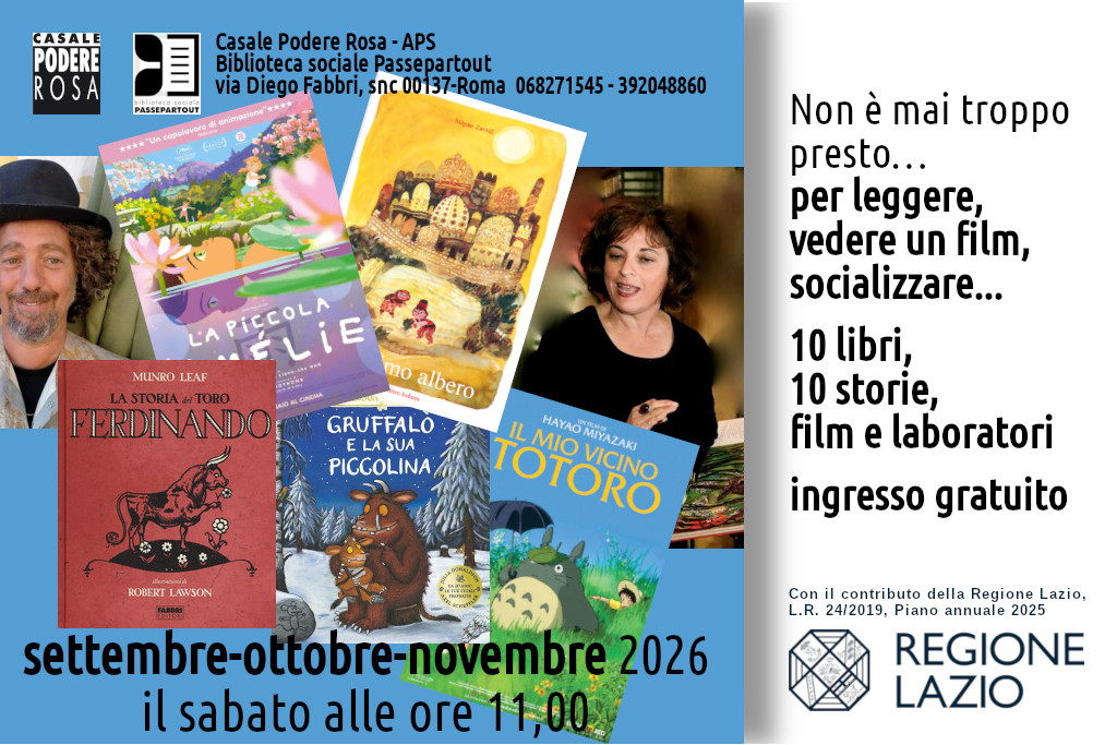 Non è mai troppo presto… settembre-ottobre-novembre 2026