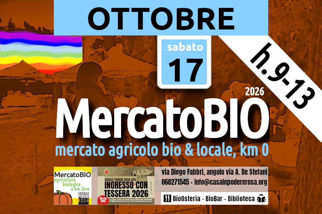 MercatoBIO sabato 3 e 17 ottobre 2026